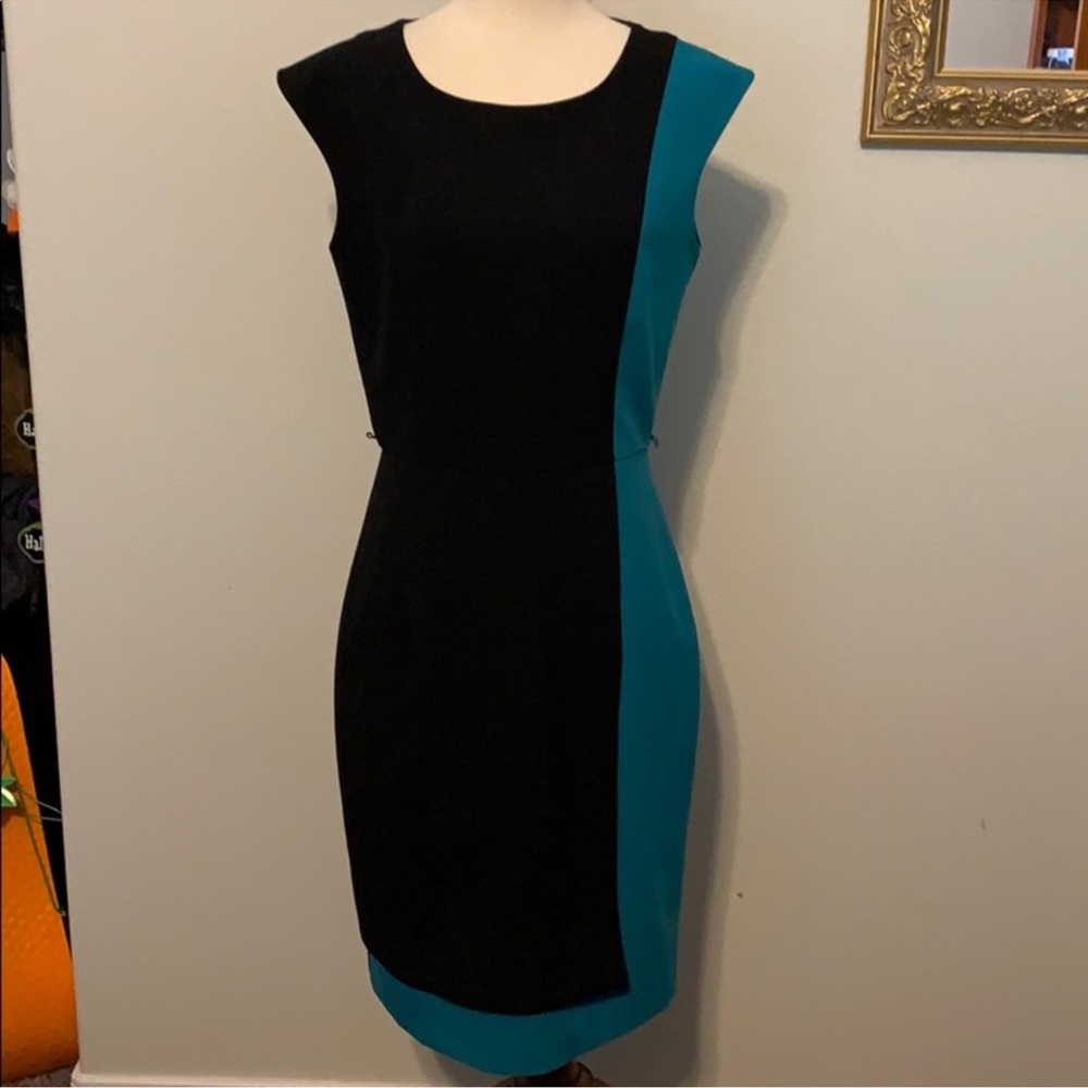 Calvin Klein color block dress size 4